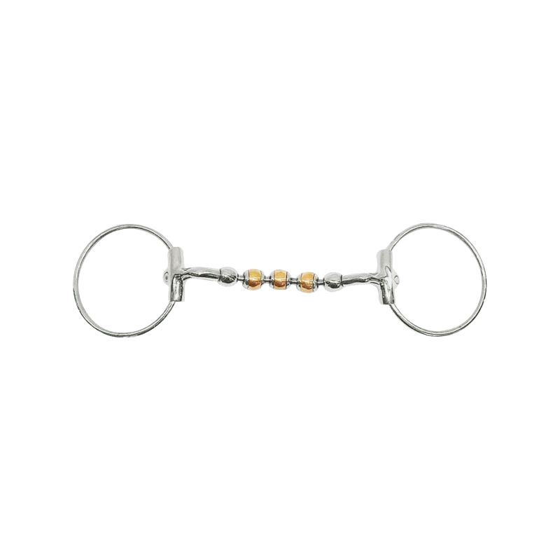 Metalab - Copper rolling snaffle bit | - Ohlala
