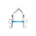 Metalab - Pelham Flexi gerades Gebiss lange Schenkel blau | - Ohlala