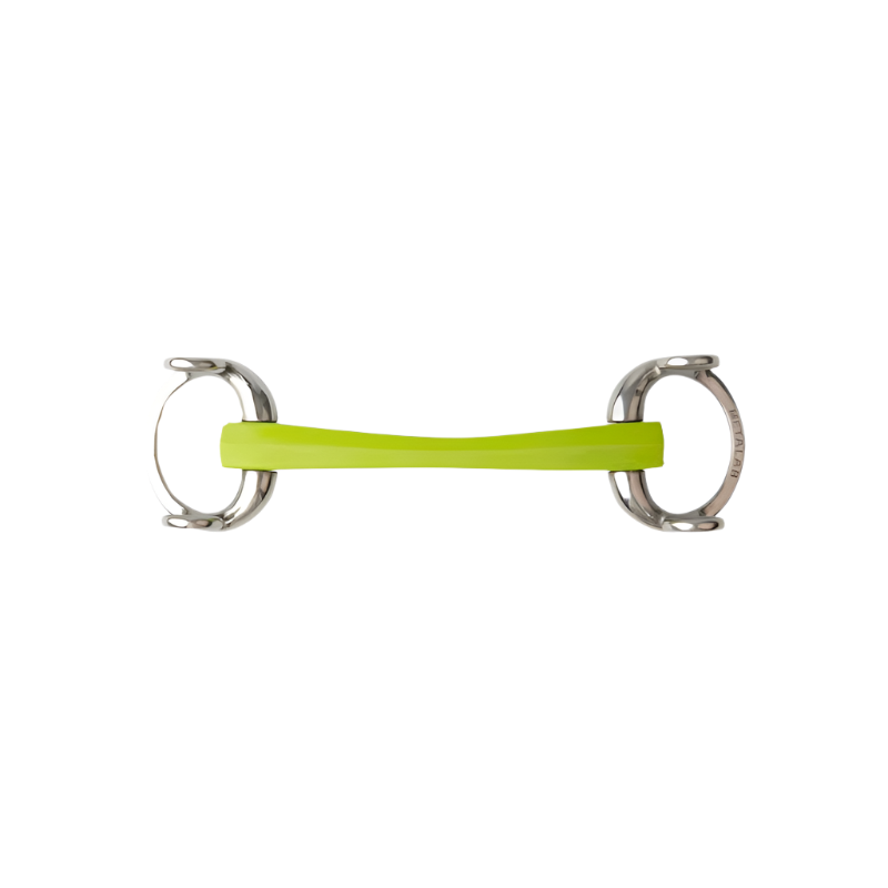 Metalab - Aufzäumungsgebiss Flexi Soft gerades Gebiss grün | - Ohlala