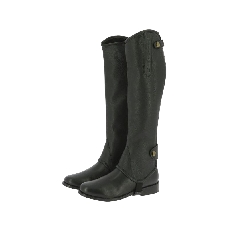 Equithème - Mini-chaps soft enfant noir | - Ohlala