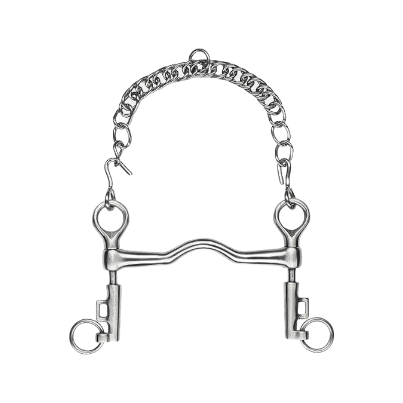 Feeling - Mors Saumur à pompe inox satin | - Ohlala