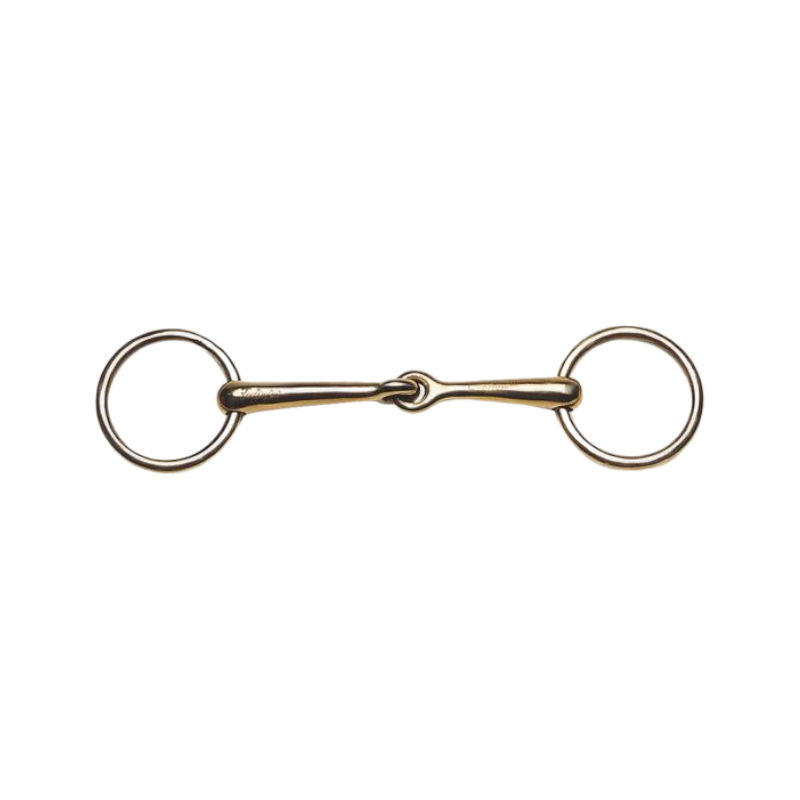 Feeling - Curb bit 2 rings jointed Cyprium | - Ohlala