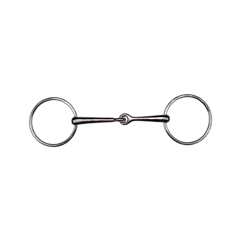 Feeling - Curb bit 2 rings jointed stainless steel | - Ohlala