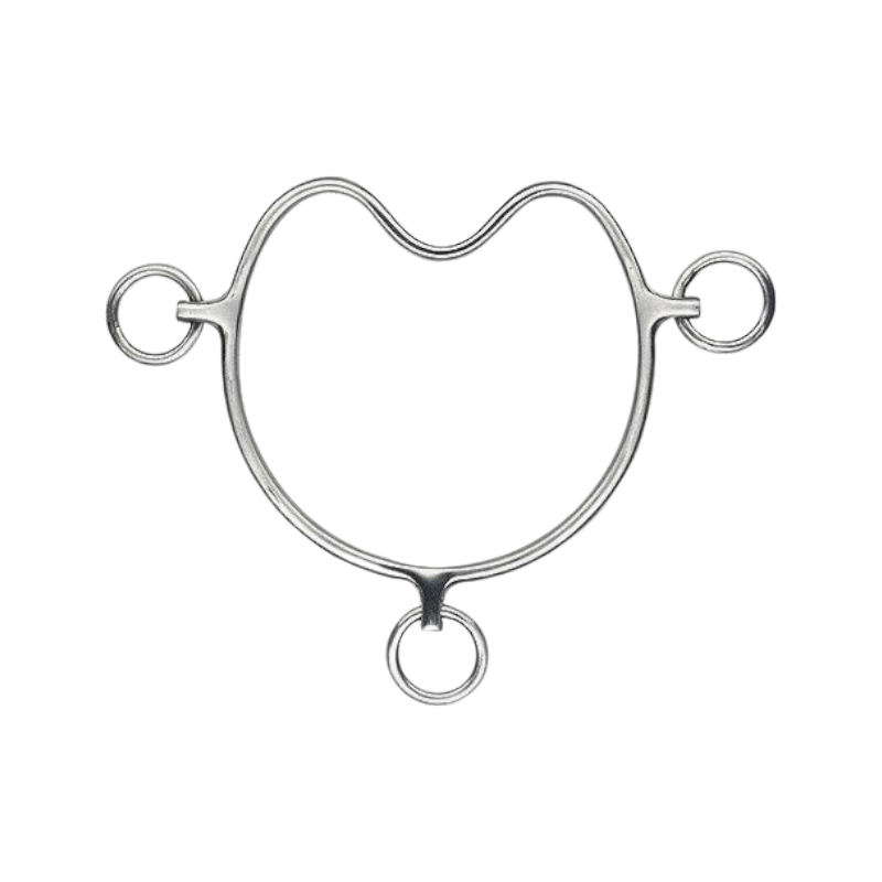 Feeling - Stainless satin anti-rearing bit / Chifney | - Ohlala