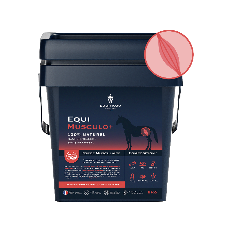 Equimojo - 筋肉サポートサプリメント Equi-Musculo+