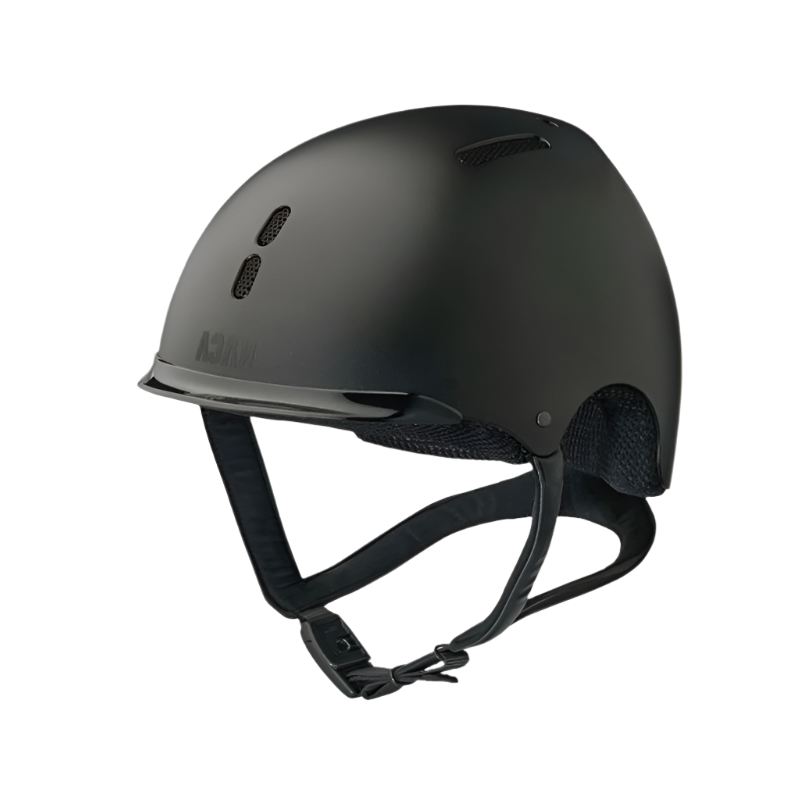 NACA - Casco da equitazione Gravity S senza visiera opaco nero | - Ohlala