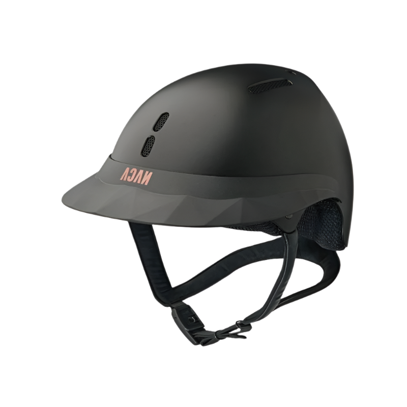 NACA - Casco de equitación Gravity S visera polo mate negro | - Ohlala