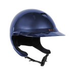 NACA - Capacete de equitação viseira polo Comète XP azul brilhante | - Ohlala