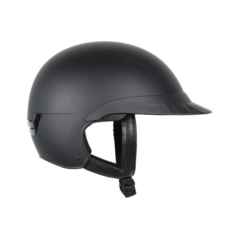 NACA - Capacete de equitação com viseira standard Comète S preto mate | - Ohlala
