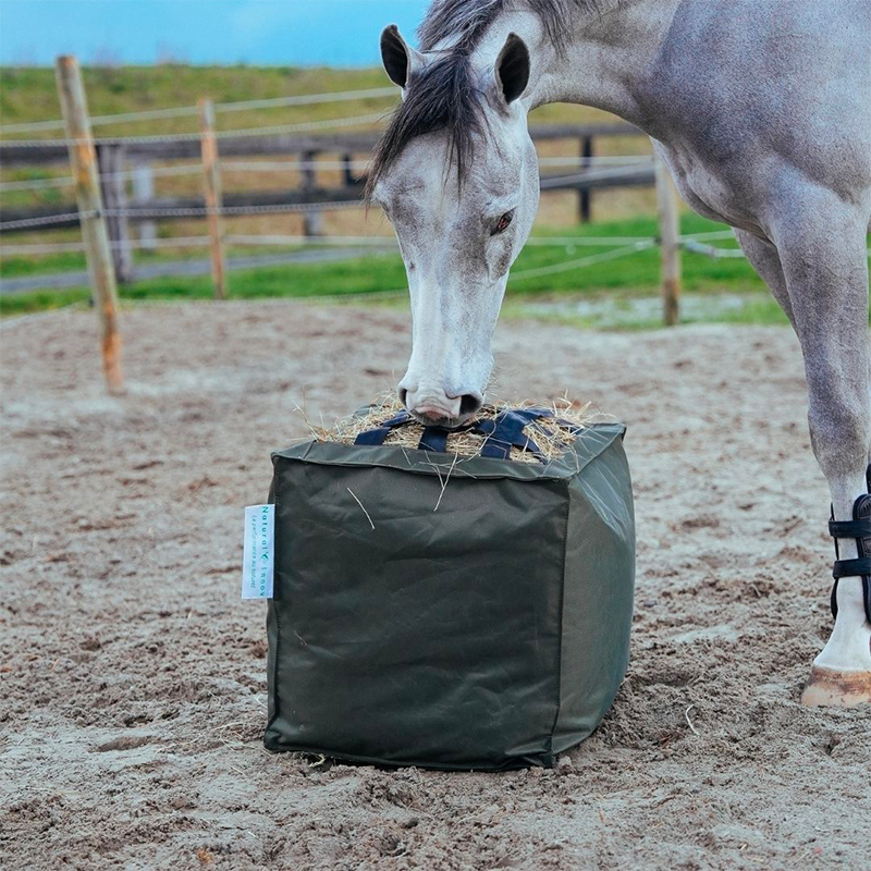 Natural' Innov - Sac à foin Natural'Kub kaki