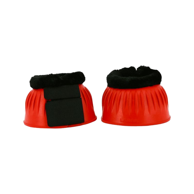 Norton - Soft Red Sheepskin Bell Boots | - Ohlala