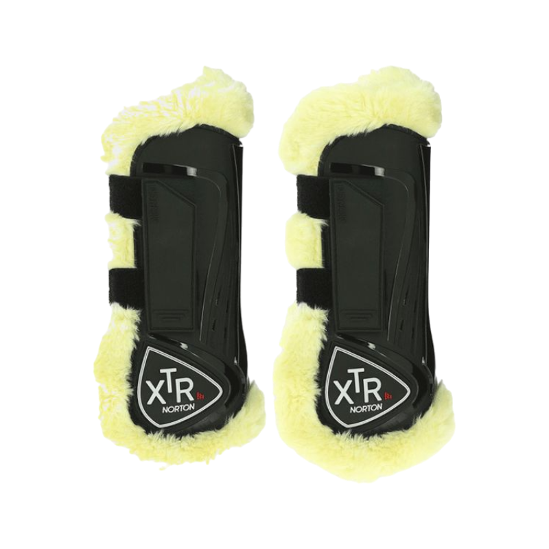 Norton - Guêtres cheval XTR mouton noir x2 | - Ohlala