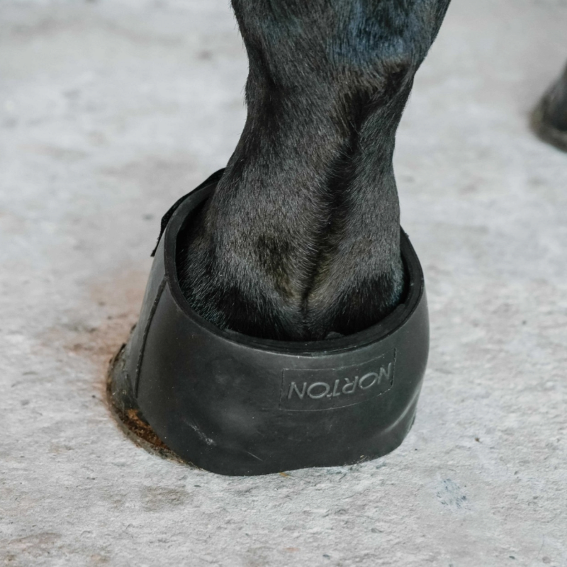 Norton - Protège-glomes caoutchouc velcro noir