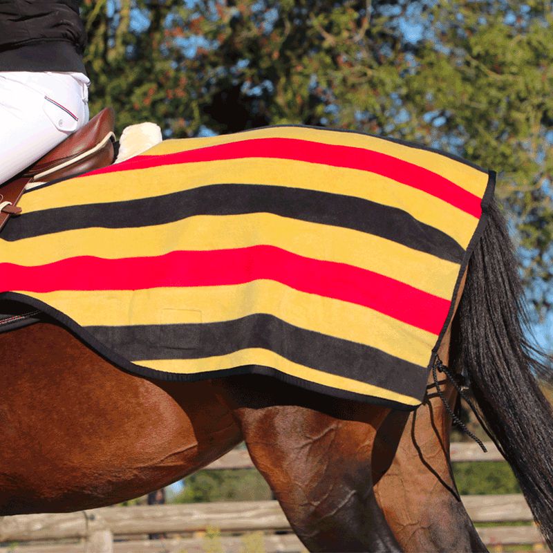 Horseware - Cobertor de riñones polar Rambo amarillo | - Ohlala