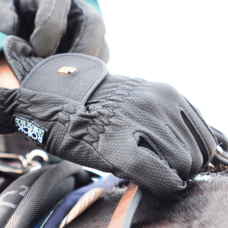 Roeckl - Grip Black Riding Gloves | - Ohlala