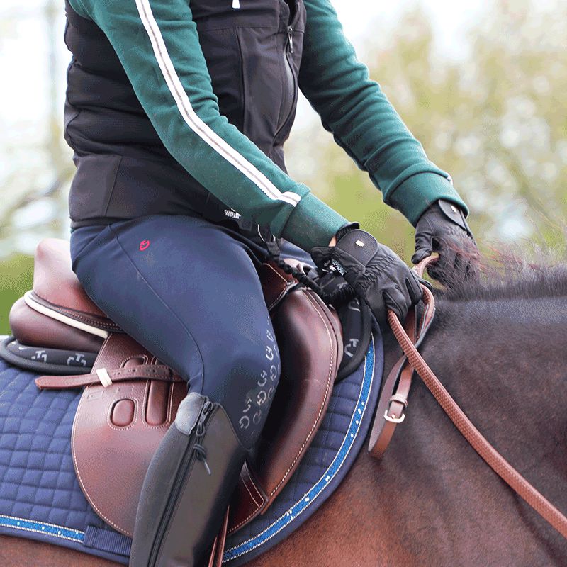 Roeckl - Grip Black Riding Gloves | - Ohlala