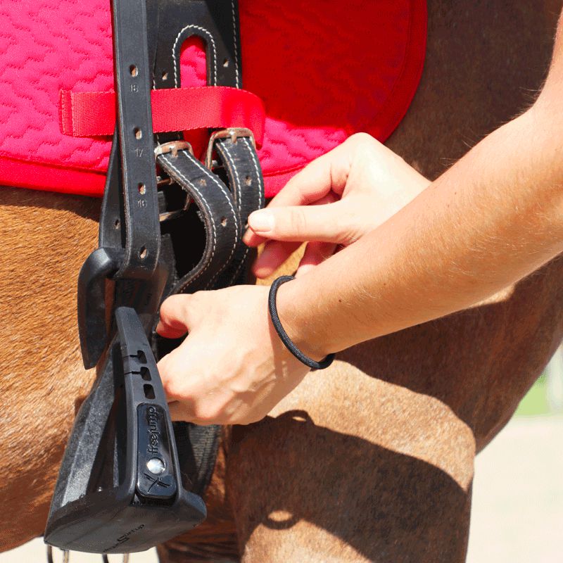 TdeT - Thérèse red saddle pad | - Ohlala