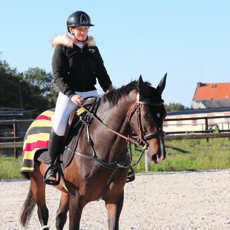Horseware - Cobertor de riñones polar Rambo amarillo | - Ohlala