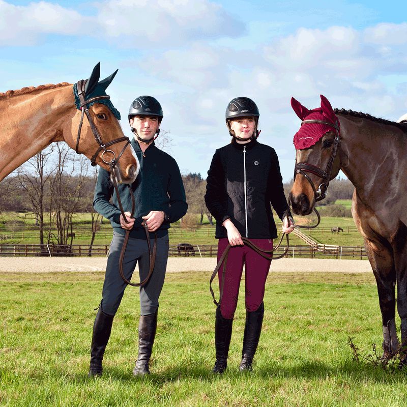 Horse Pilot - Damen-Reithose X-Design bordeaux | - Ohlala