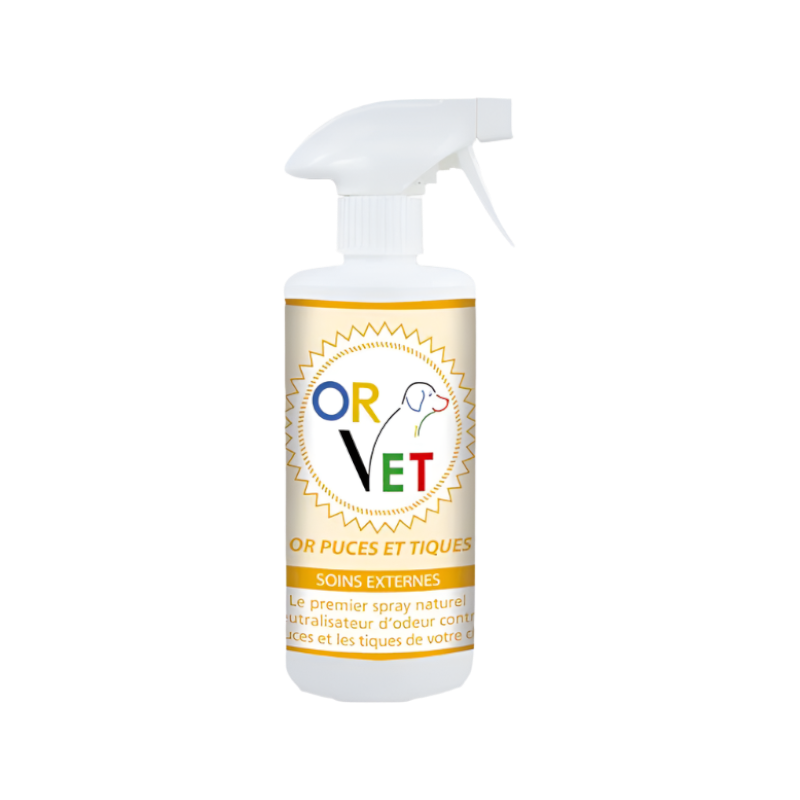 OR VET - Spray naturel contre les puces et les tiques pour chiens | - Ohlala