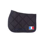 Paddock Sports - Czaprak Prems granatowy logo Francja | - Ohlala