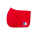 Paddock Sports - Tapis de selle Prems rouge logo France | - Ohlala