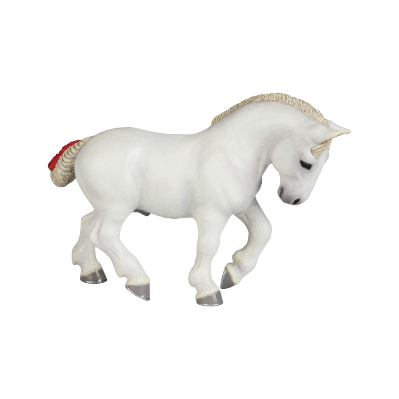 Papo - Witte Percheron hengst | - Ohlala
