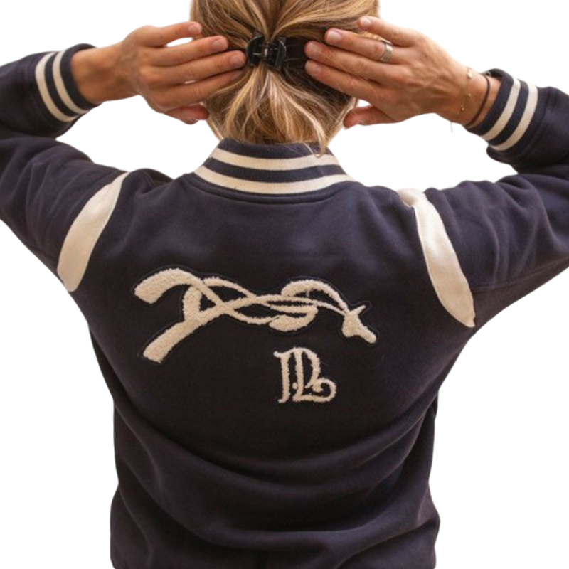 Pénélope - Damen-Sweatshirt University Marineblau/Off-White | - Ohlala