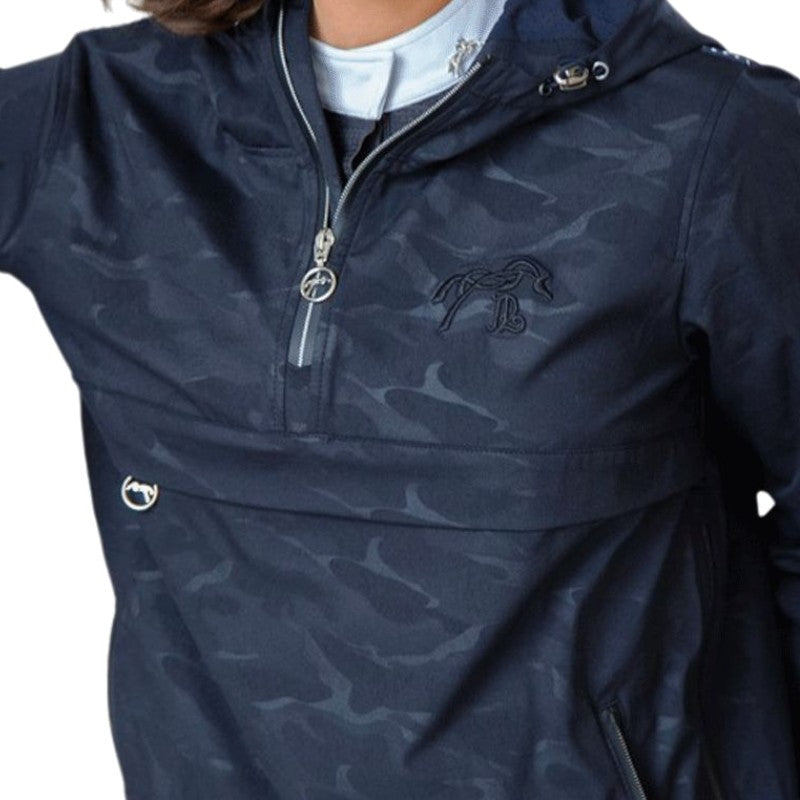 Pénélope - Veste coupe-vent femme Camo-Kayak marine | - Ohlala