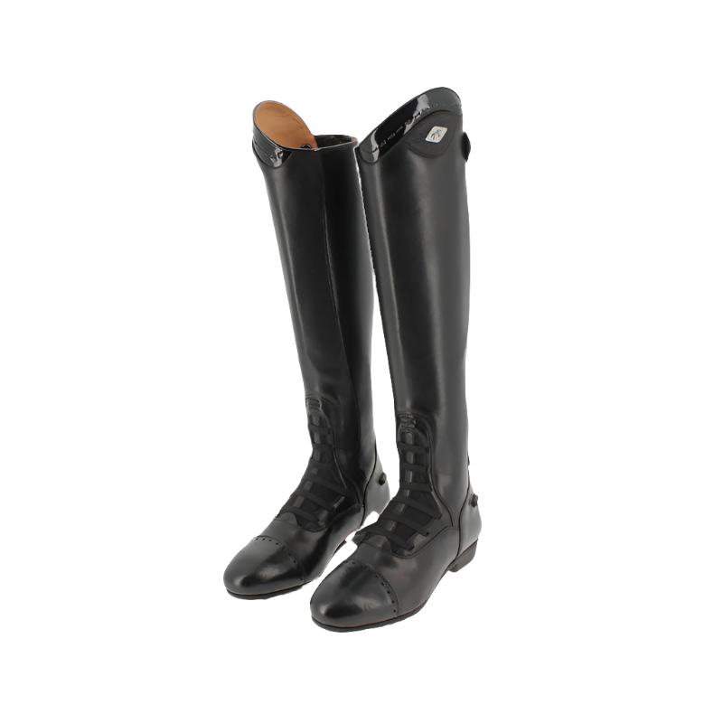 Pénélope - Bottes d'équitation Eclipse noir tige standard mollet slim | - Ohlala