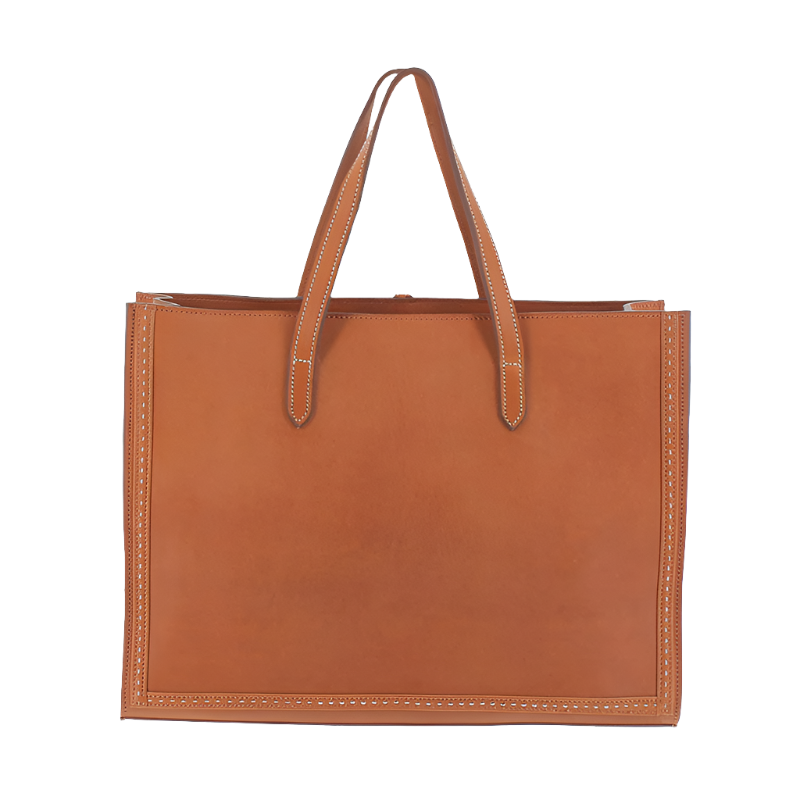 Pénélope - Sac à main Romane cognac | - Ohlala