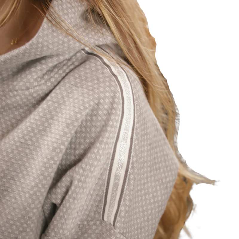 Pénélope Store - レディース 長袖フーディースウェットシャツ Chilly グレー | - Ohlala