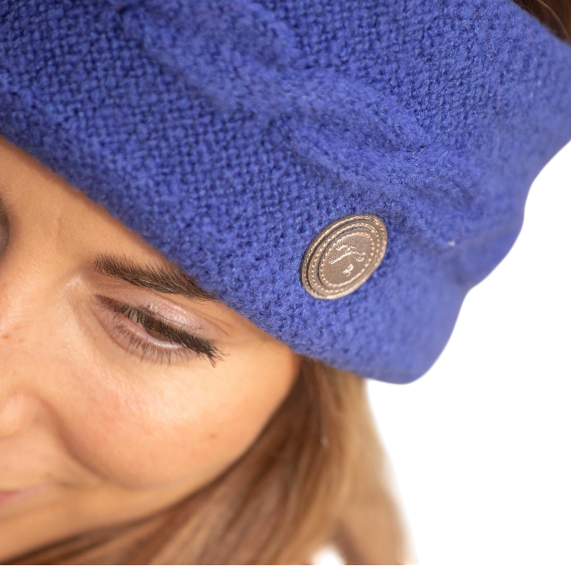 Pénélope - Mel Royal Blue Women's Knitted Headband