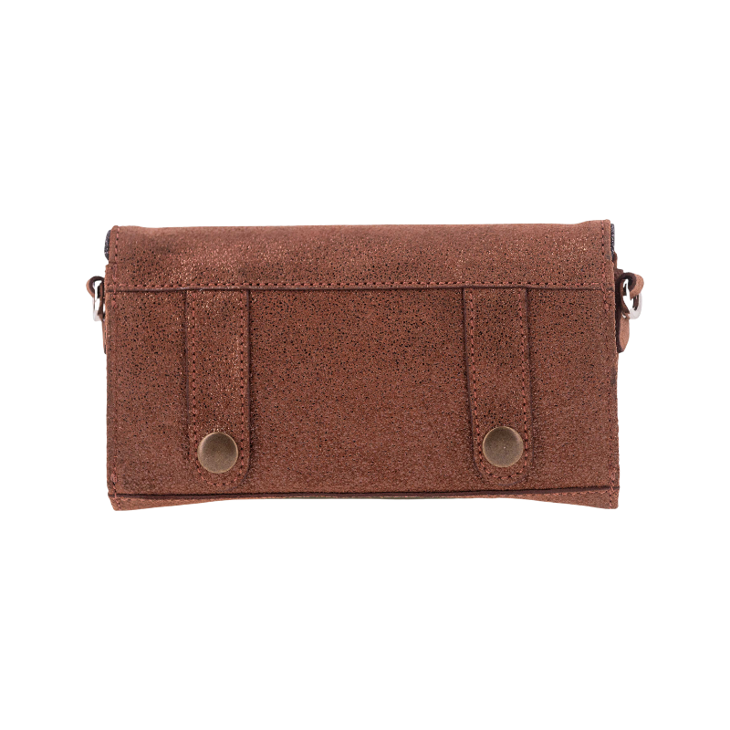 Pénélope - Handytasche New Phone Pocket Cognac Glitter
