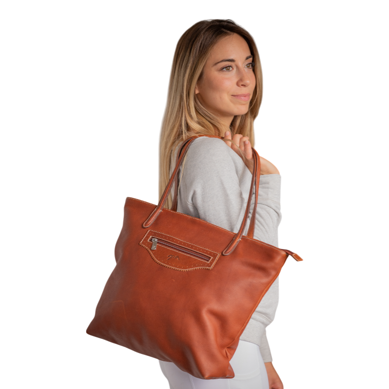 Pénélope - Toti Bag Cognac | - Ohlala