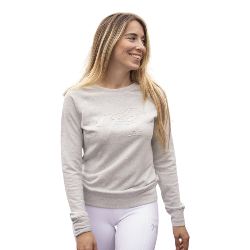 Pénélope - Damen-Sweatshirt Ully grau | - Ohlala