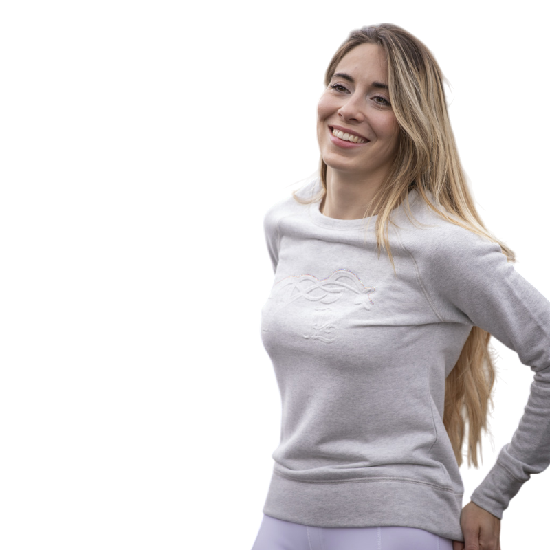 Pénélope - Sweat femme Ully gris | - Ohlala