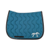 Pénélope - Tapis de selle Classique bleu canard/ noir
