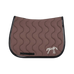 Pénélope - Classique Saddle Pad Marron Glacé / Black