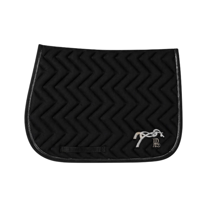 Pénélope - Velours Black Saddle Pad