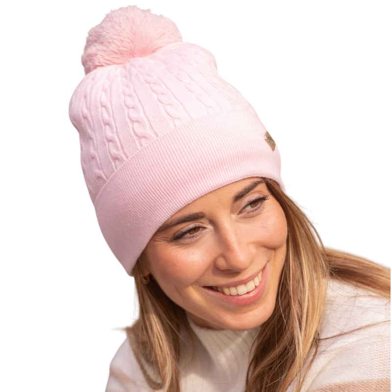Pénélope - Virgie Powder Pink Women's Beanie
