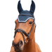 Pénélope - Bonnet para caballos Diamant azul pato/blanco