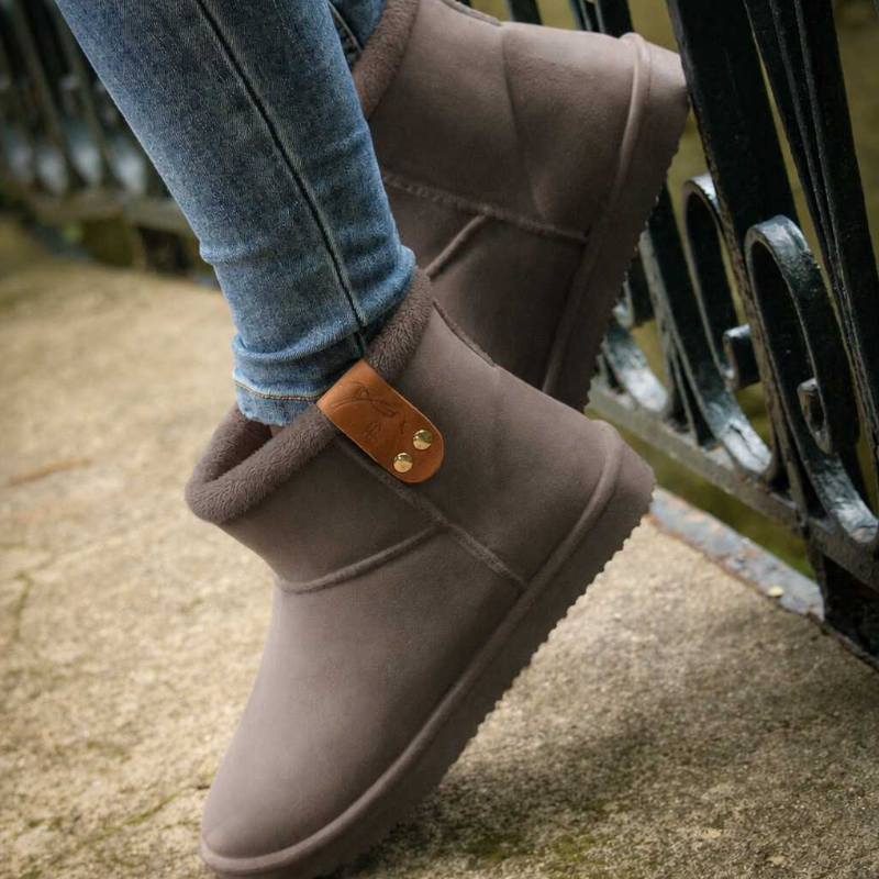 Pénélope - Boots fourrées chocolat