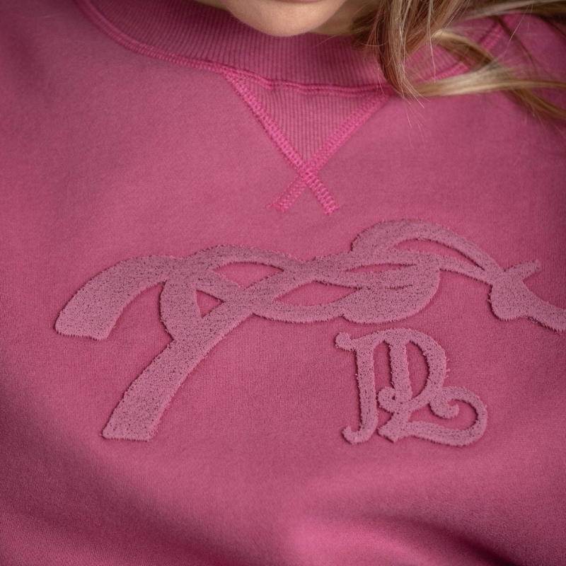 Pénélope - Sudadera manga larga mujer Bianca frambuesa
