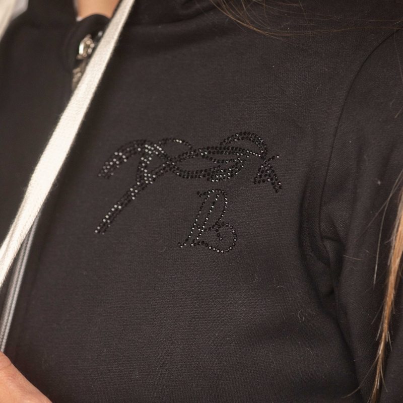 Pénélope – Women's Long-Sleeve Sweatshirt Tressy Black