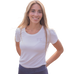 Pénélope - Women's Short-Sleeve T-Shirt Techty Honey Ecru