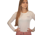 Pénélope - Women's Long Sleeve T-Shirt Techty Honey Ecru