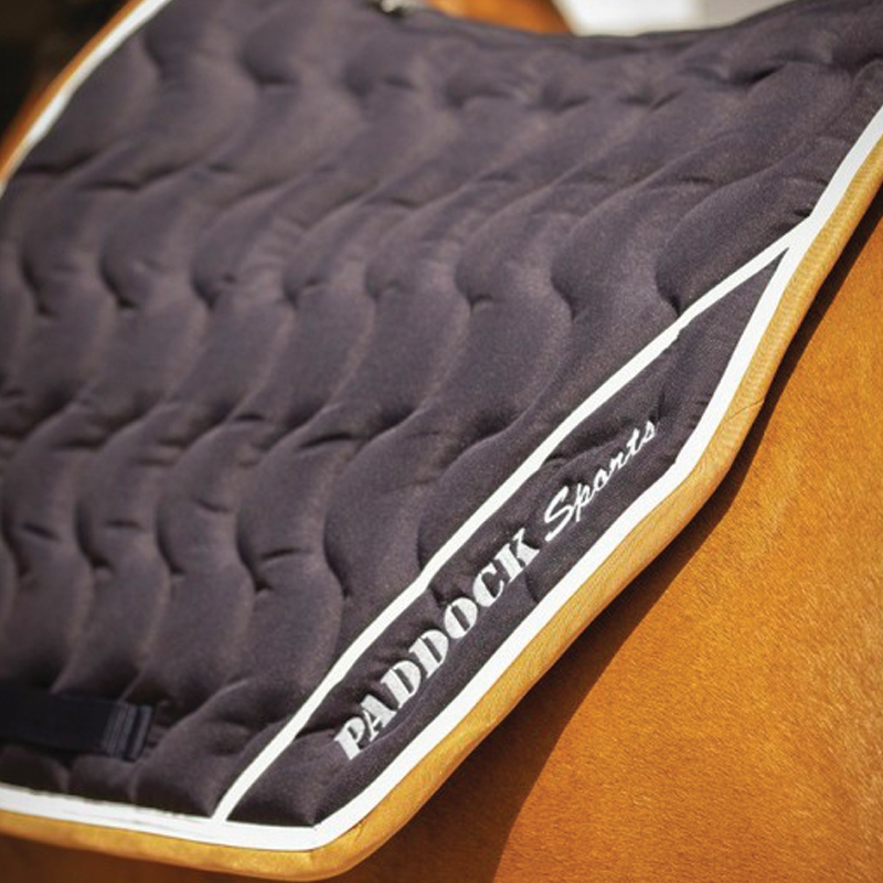 Paddock Sport - Sport saddle pad origine navy | - Ohlala