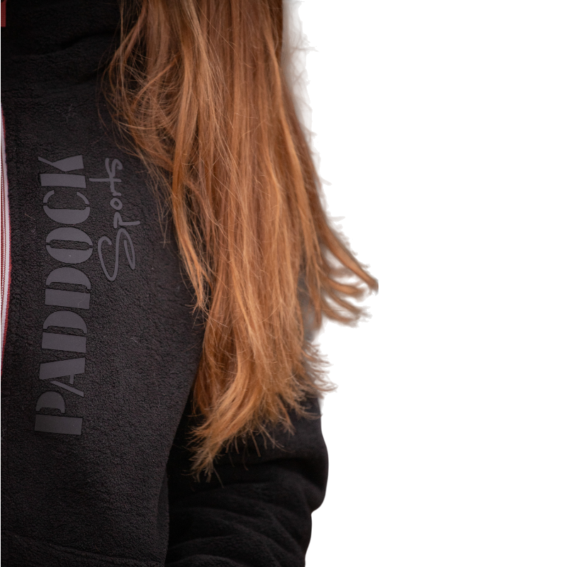 Paddock Sports - Mathis unisex ritspolarjas zwart | - Ohlala