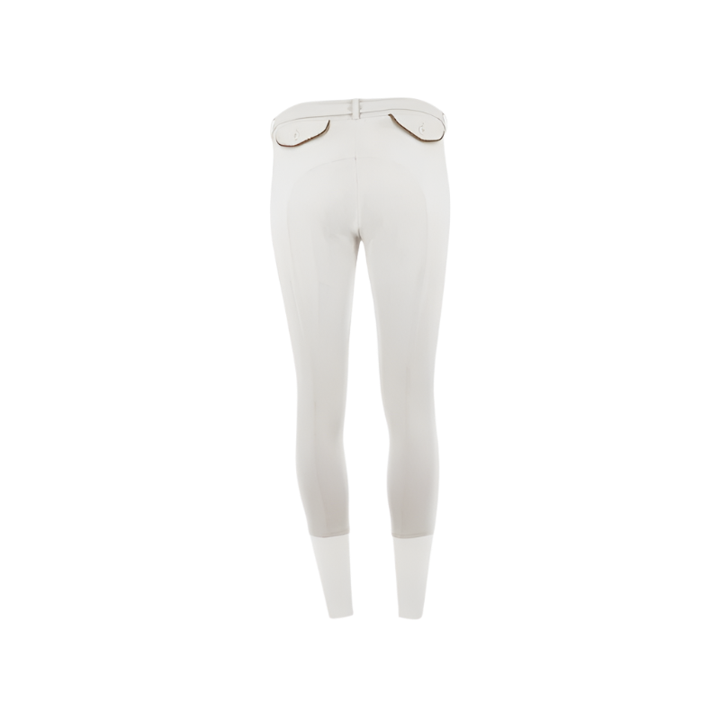 Eden by Pénélope - Pantalon d'équitation fille Point Sellier blanc | - Ohlala